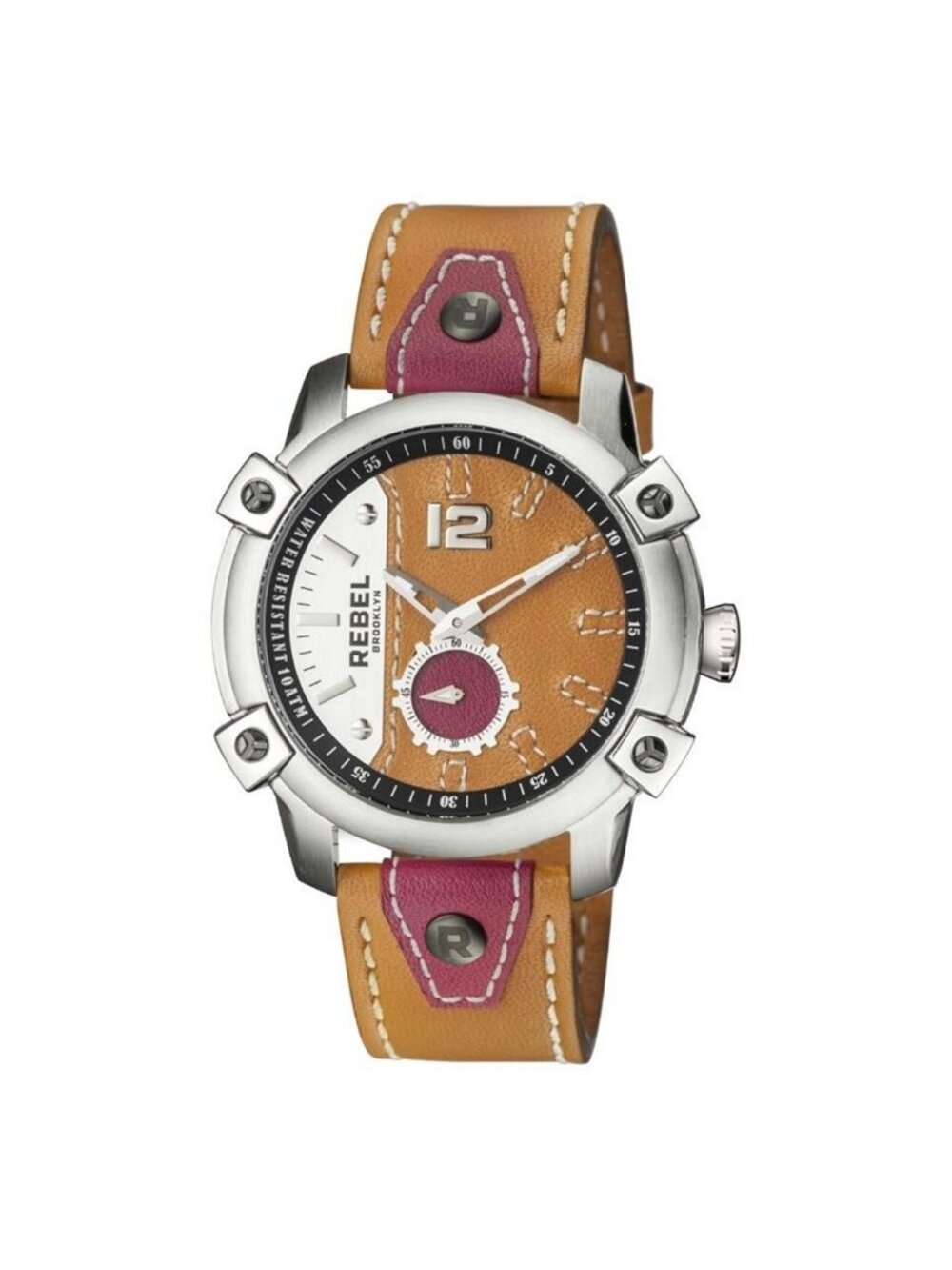 NWT Rebel Weeksville Brown Dial Men's Watch